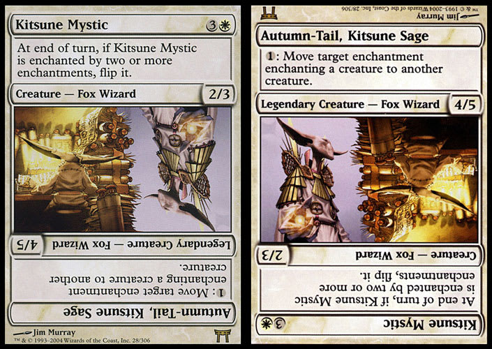 how do flip cards work in mtg Blue Mana Battery [Fourth Edition]