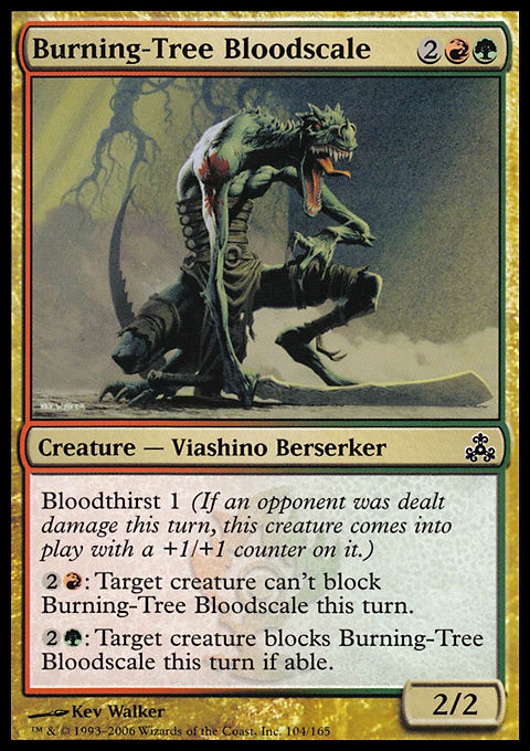Burning-Tree Bloodscale