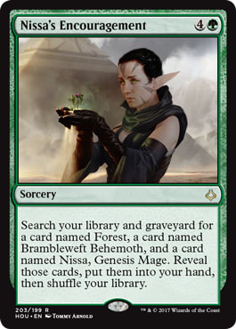Nissa's Encouragement