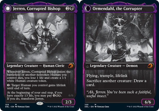 Jerren, Corrupted Bishop // Ormendahl, the Corrupter