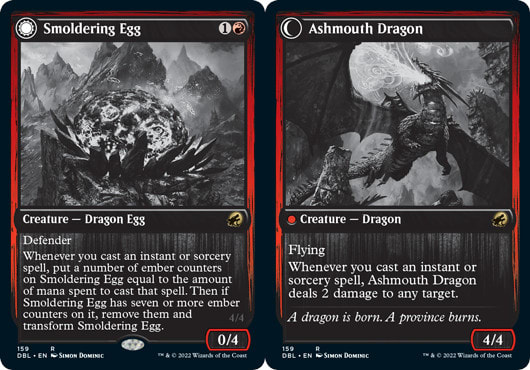 Smoldering Egg // Ashmouth Dragon