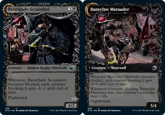 Baneblade Scoundrel // Baneclaw Marauder