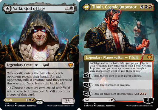 Valki, God of Lies // Tibalt, Cosmic Impostor