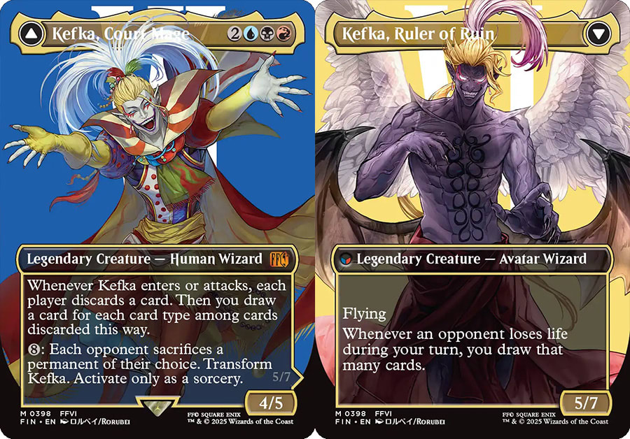 Kefka, Court Mage // Kefka, Ruler of Ruin