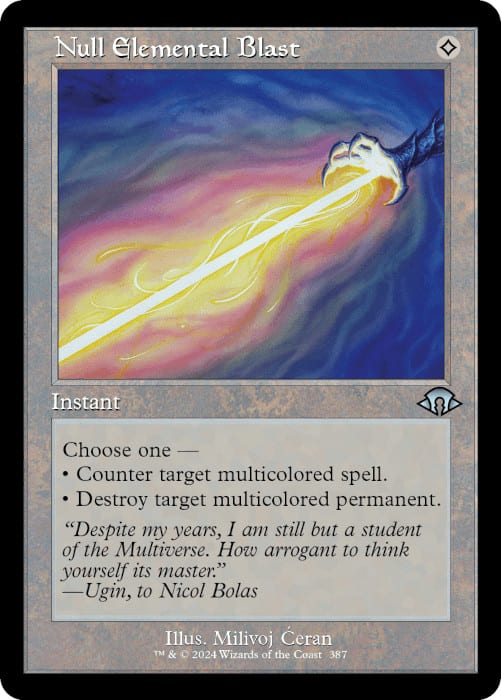 Null Elemental Blast