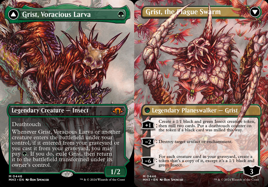 Grist, Voracious Larva // Grist, the Plague Swarm