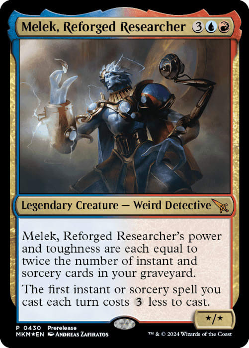 Melek, Reforged Researcher