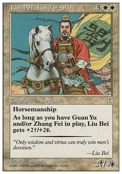 Liu Bei, Lord of Shu