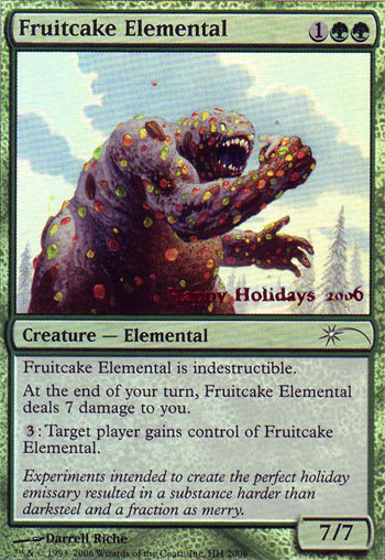 Fruitcake Elemental