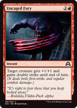 MTG Card SKEWER THE CRITICS Magic the Gathering Trading Card Game Red