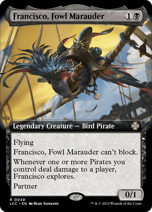 Francisco, Fowl Marauder