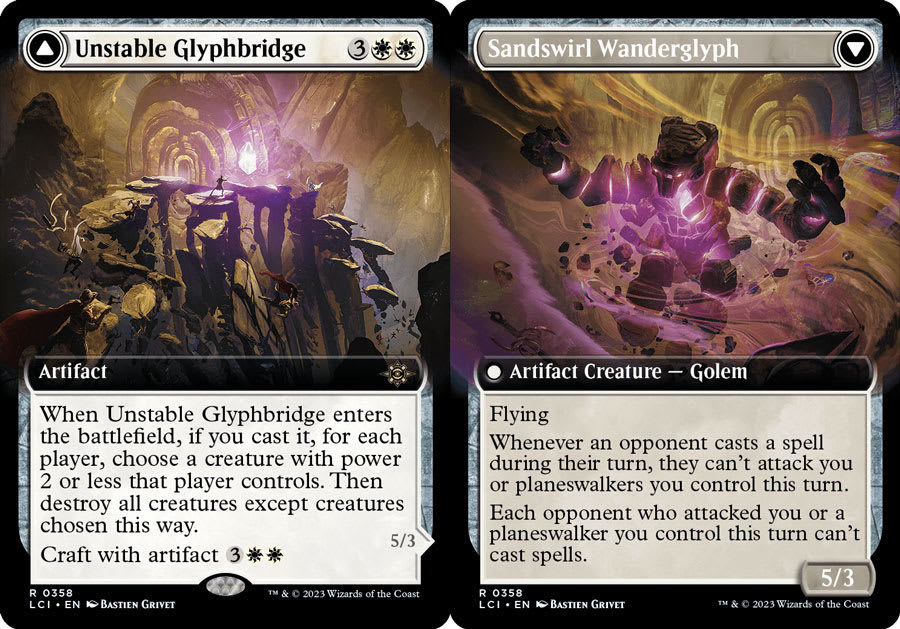 Unstable Glyphbridge // Sandswirl Wanderglyph