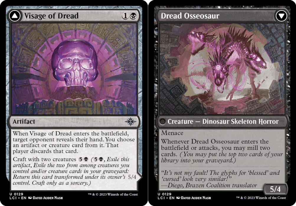 mtg ixalan double faced cards The Monarch // Pirate Double-Sided Token [The Lost Caverns of Ixalan C main image 1