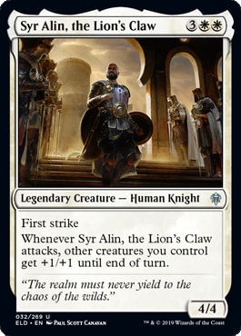 Syr Alin, the Lion's Claw