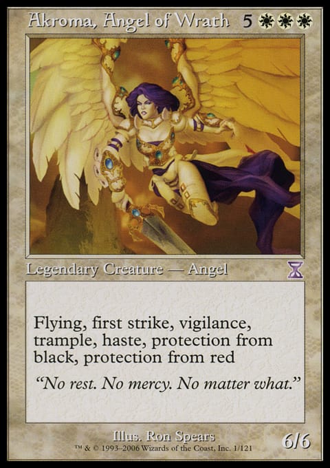 Convertible Commander Akroma Angel Of Wrath Article By Mark Wischkaemper