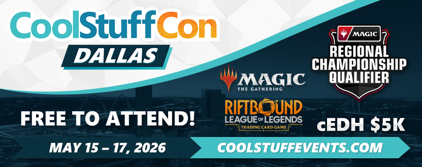 CoolStuffCon Dallas 2026 from May 15-17 2026 is free to attend! Registration is open now!