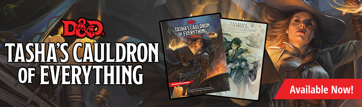 Dungeons and Dragons Tasha's Couldron of everything available now