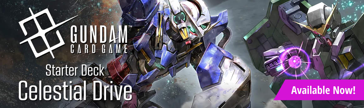 Gundam Card Game - Celestial Drive available now!