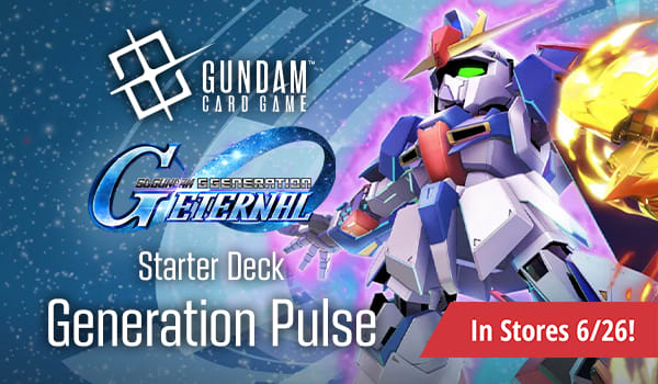 Gundam Card Game - Generation Pulse Starter Deck is available in stores 6/26!