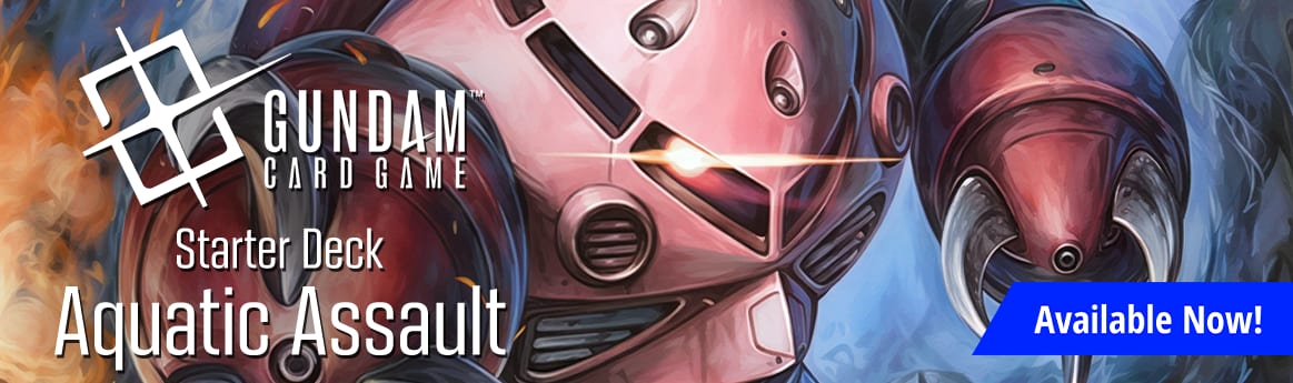 Gundam Card Game - Aquatic Assault is available now!