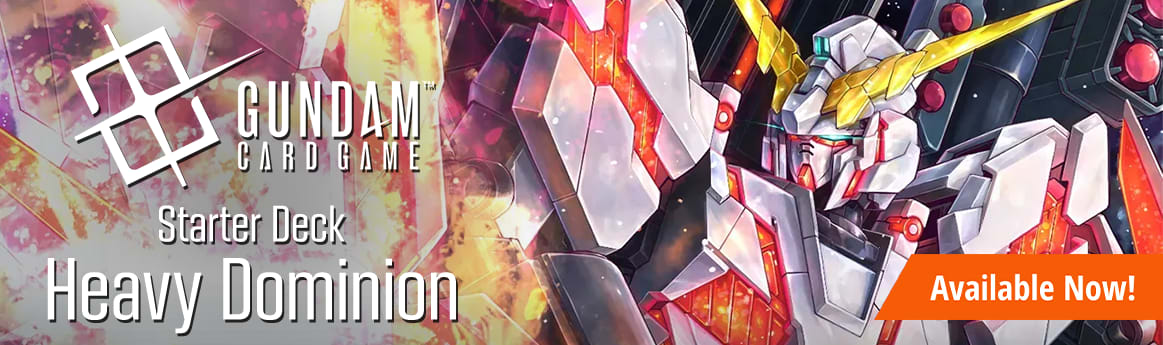 Gundam Card Game - Heavy Dominion is available now!
