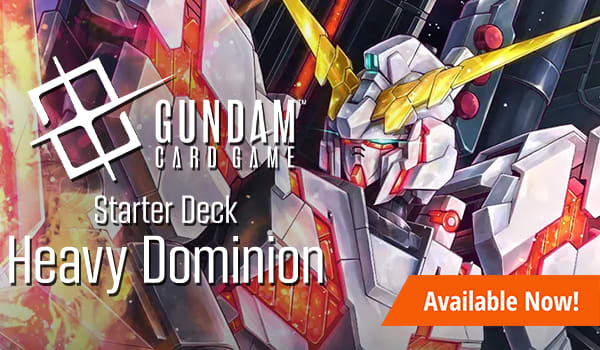 Gundam Card Game - Heavy Dominion is available now!