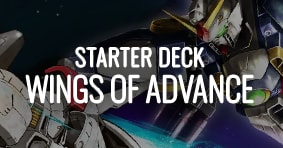 Gundam Card Game Wings of Advance Starter Deck available now!