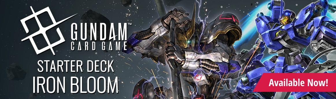 Gundam Card Game Iron Bloom Starter Deck singles available now!