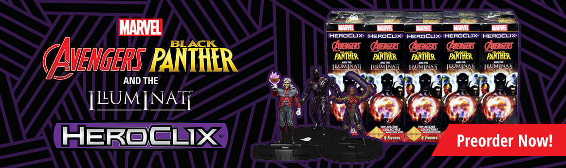 HEROCLIX Avengers Black Panther /& The Illuminati 053b Prime Baron Mordo