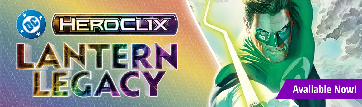 HeroClix DC Lantern Legacy available now!