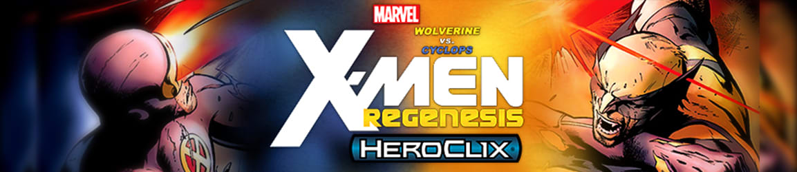 Heroclix - Marvel Wolverine vs Cyclops X-Men Regenesis