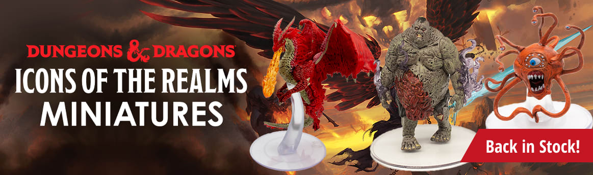 Huge Icons of the Realms singles restock!