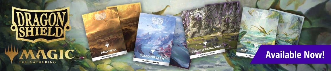 Dragon Shield MTG Landfall sleeves are available now!