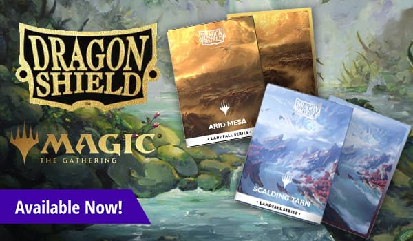 Dragon Shield MTG Landfall sleeves are available now!