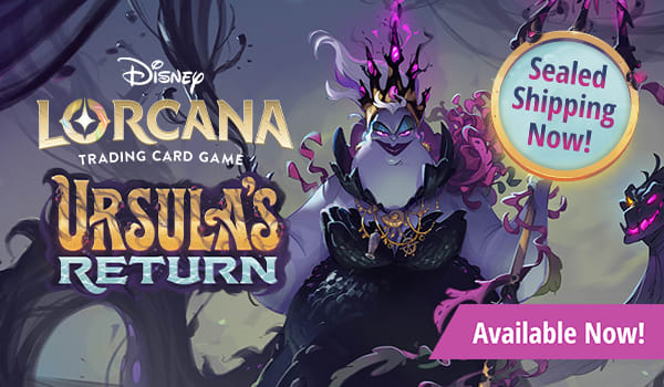 Lorcana Ursula's Return singles and sealed available now!