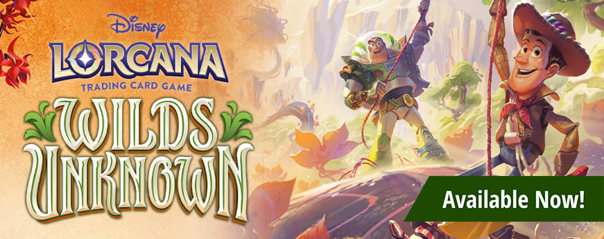 Lorcana Wilds Unknown is available now!