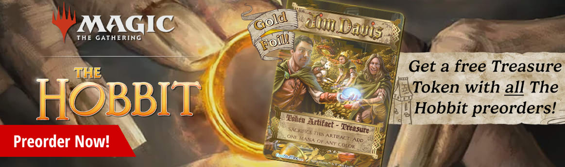 Preorder Magic: The Gathering - The Hobbit and get a FREE treasure token!