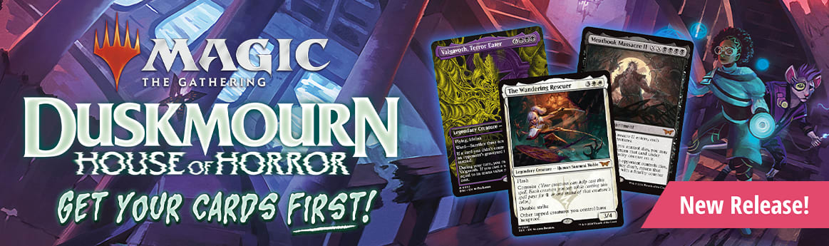 Get your cards first at CoolStuffInc.com! MTG Duskmnourn: House of Horror available now!