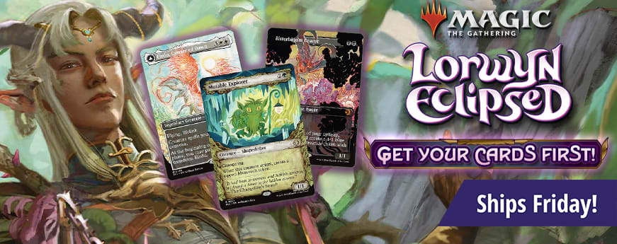 Preorder Magic: The Gathering Lorwyn Eclipsed today! Ships Friday!