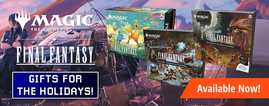 MTG Final Fantasy Holiday Sealed available now!