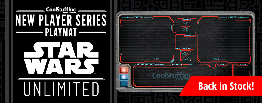 CSI Star Wars: Unlimited New Player Playmat is back in stock!