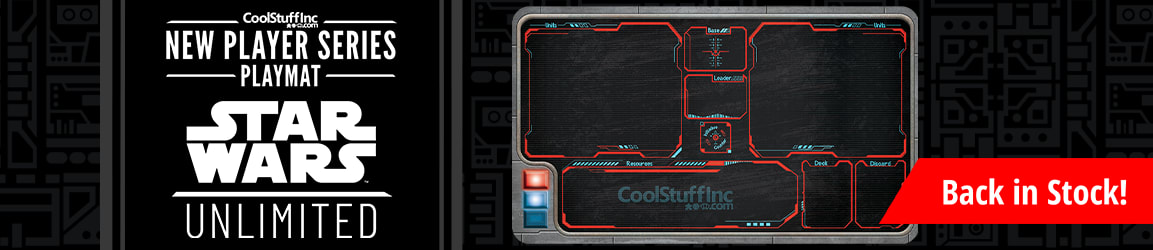 CSI Star Wars: Unlimited New Player Playmat back in stock!