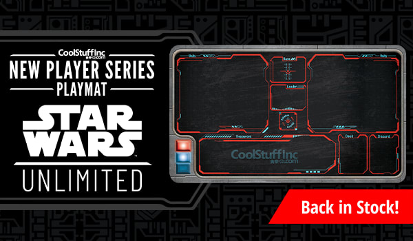 CSI Star Wars: Unlimited New Player Playmat is back in stock!