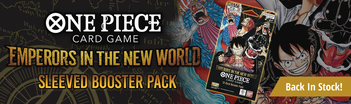 One Piece Card Game - Emperors In The New World Sleeved Booster Pack is now back in stock!
