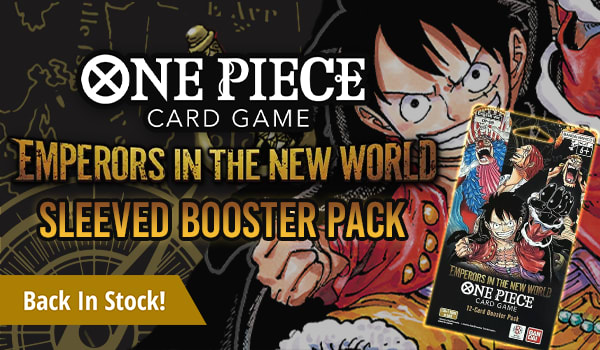 One Piece Card Game - Emperors In The New World Sleeved Booster Pack is now back in stock!