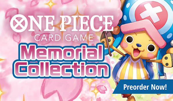 Preorder One Piece Card Game Extra Booster Memorial Collection today!