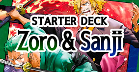 One Piece Card Game Zoro and Sanji Starter Deck available now!