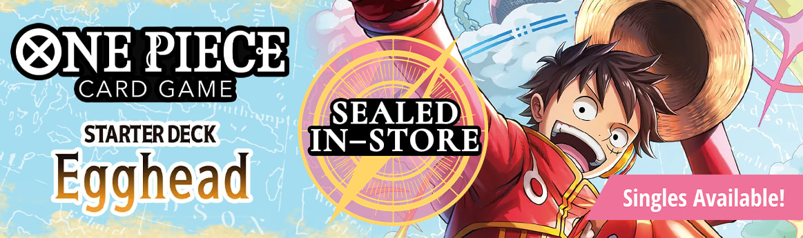 One Piece Card Game - Egghead Starter Deck singles available now! Sealed available in-store now!