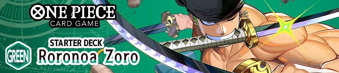One Piece Card Game - ST32 Starter Deck: GREEN Roronoa Zoro