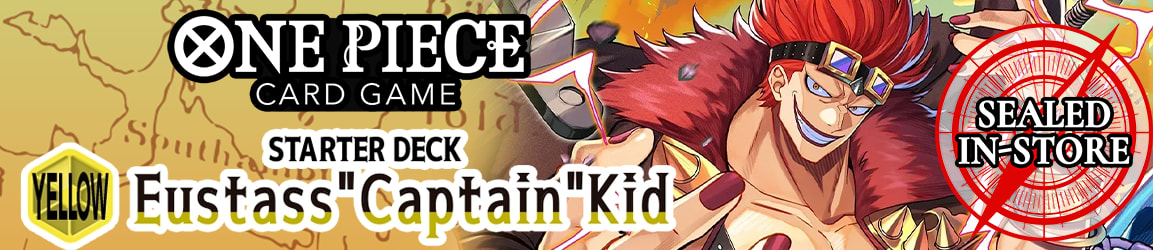One Piece Card Game - YELLOW Eustass''Captain''Kid Starter Deck